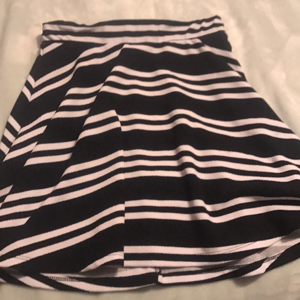 Black and white skirt